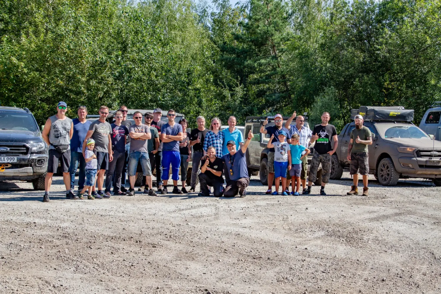 Quadfactory Beitler, Geländewagentour, Gruppenfoto